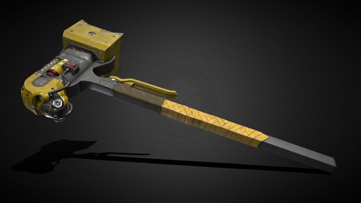 Apex Legends Heirlooms Caustic's Death Hammer – Kostenloses 3D-Modell STL