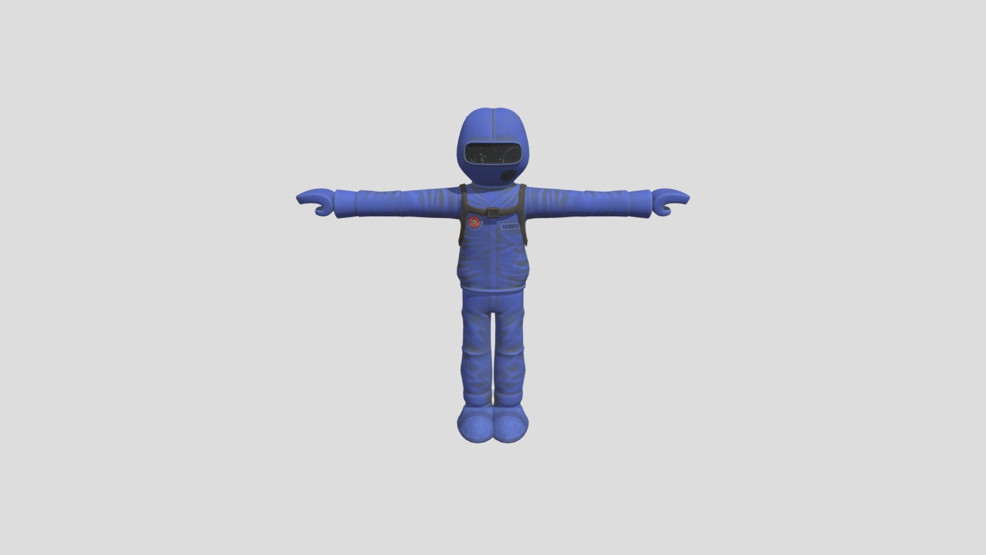 Project Playtime Azmat Suit Blue Download Free 3D model by