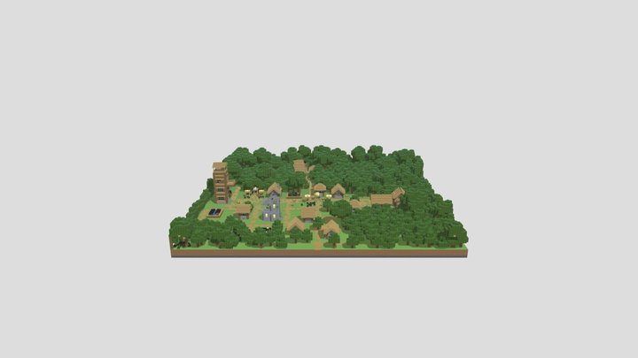 Minecraft map r34 video 3D Model