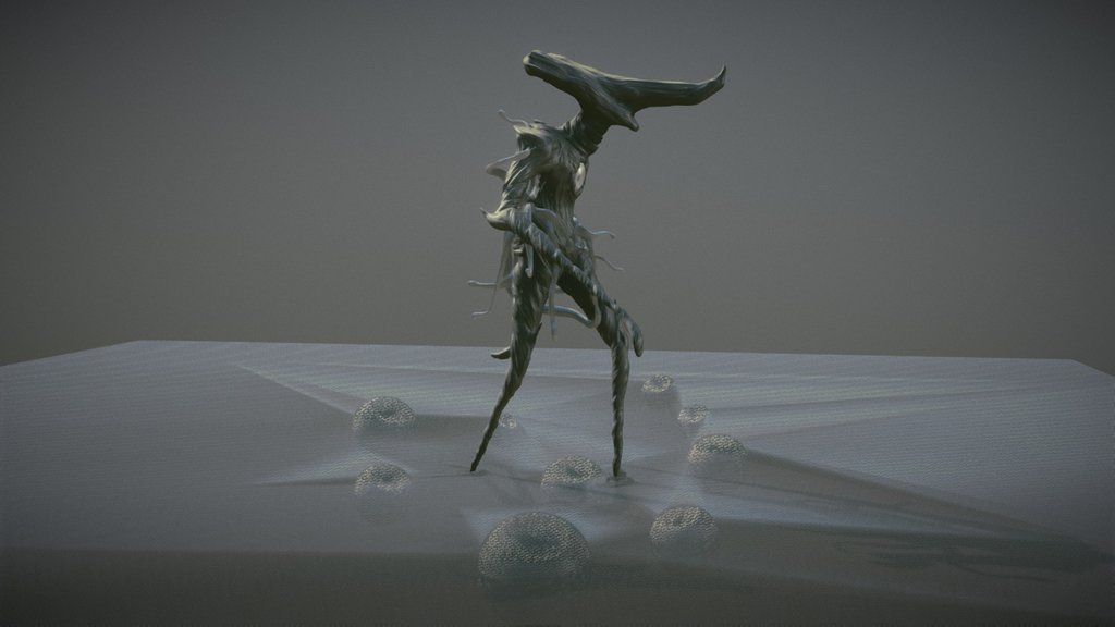 SculptJanuary18 Day 19: Lovecraftian Creature