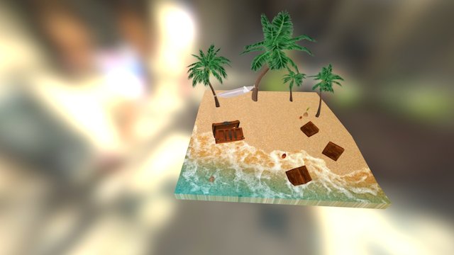 Beach Practice 3D Model