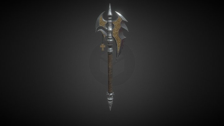 Battle Axe 3D Model