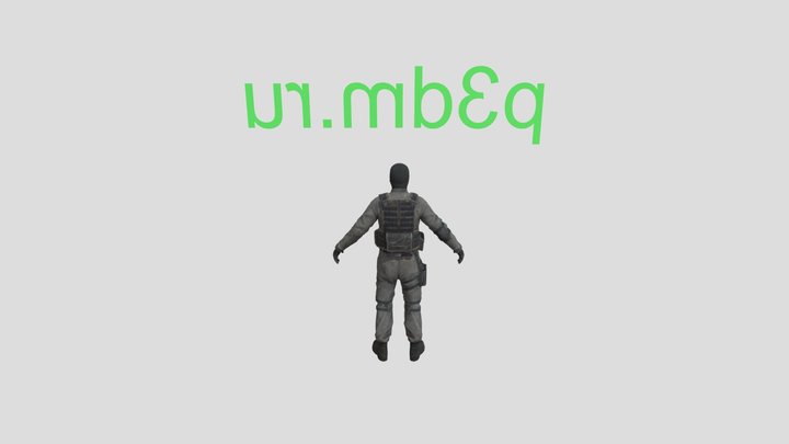 serbian_military_c_torso 3D Model