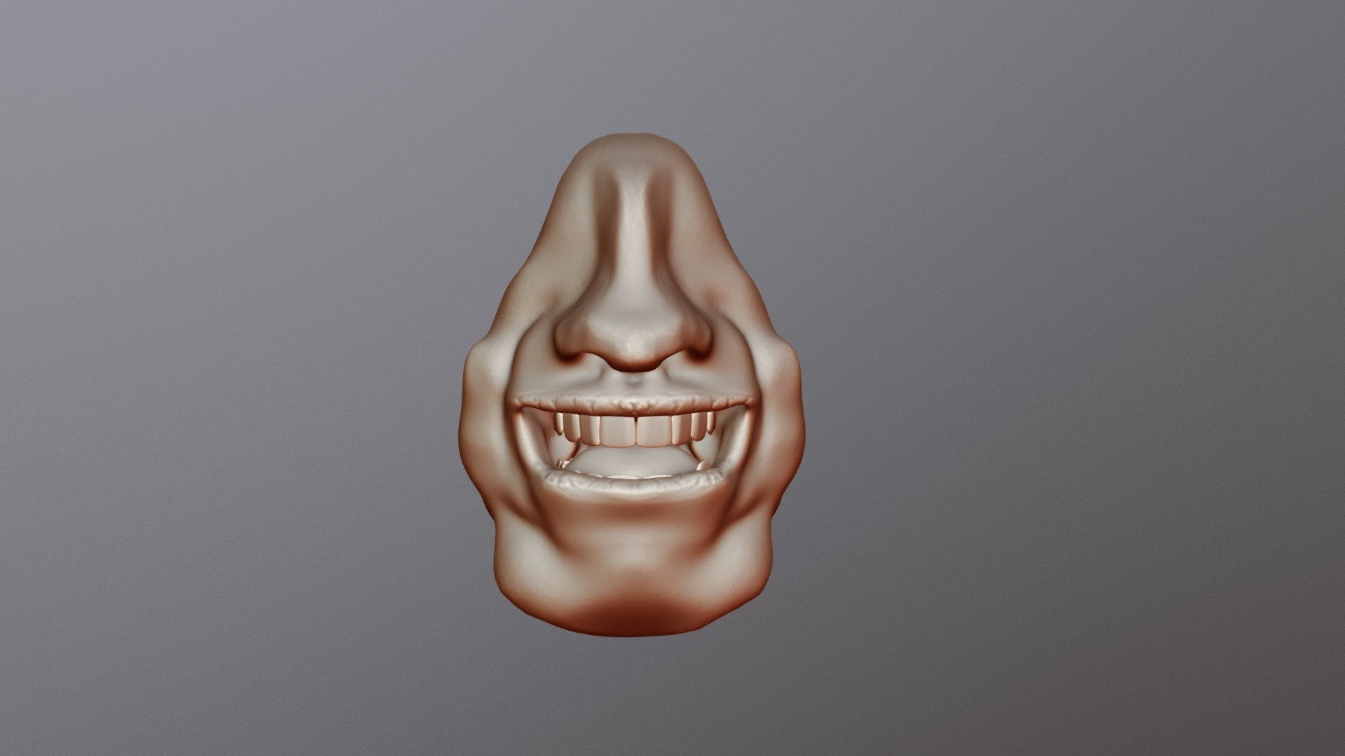 #SculptJanuary18  DAY 1 Mouth and Nose