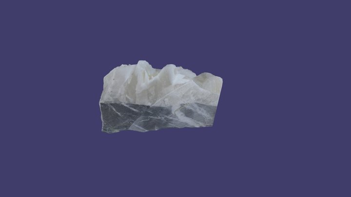 Calcite On Limestone 3D Model