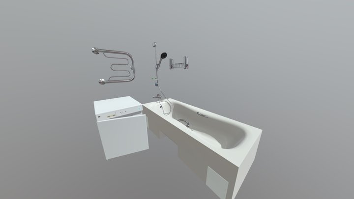 My Bathroom Draft 3D Model