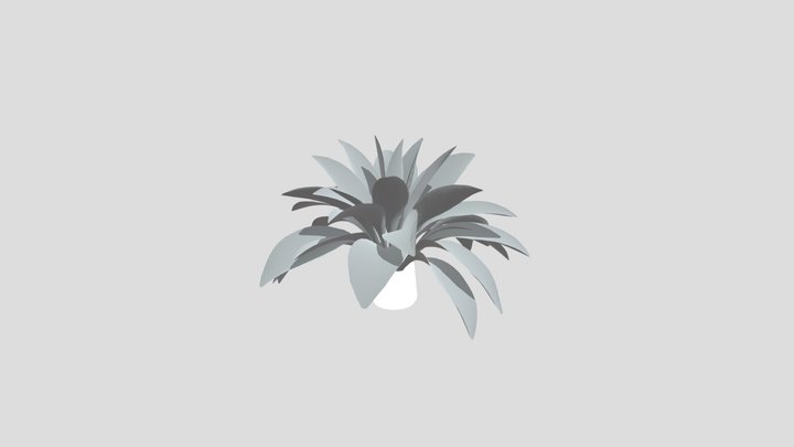 Haran Iron Plant Large Potted – Modello 3D gratuito STL