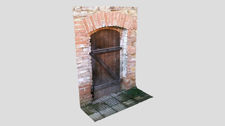 Old door scan 3D Model