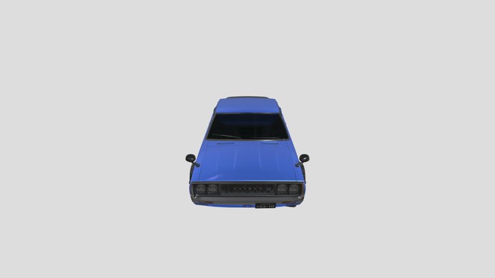 Datsun Blue | Voiture 3D Model