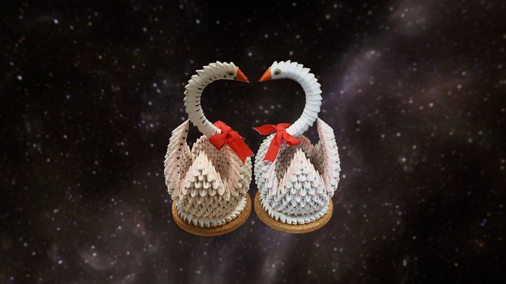 Love Birds 3D Model