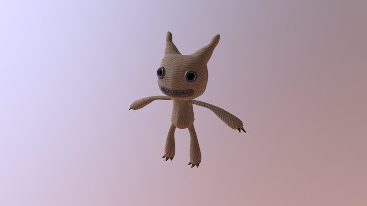Burlap mockup 3D Model
