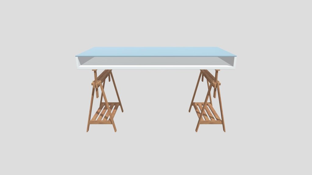 Studio Table With Easels