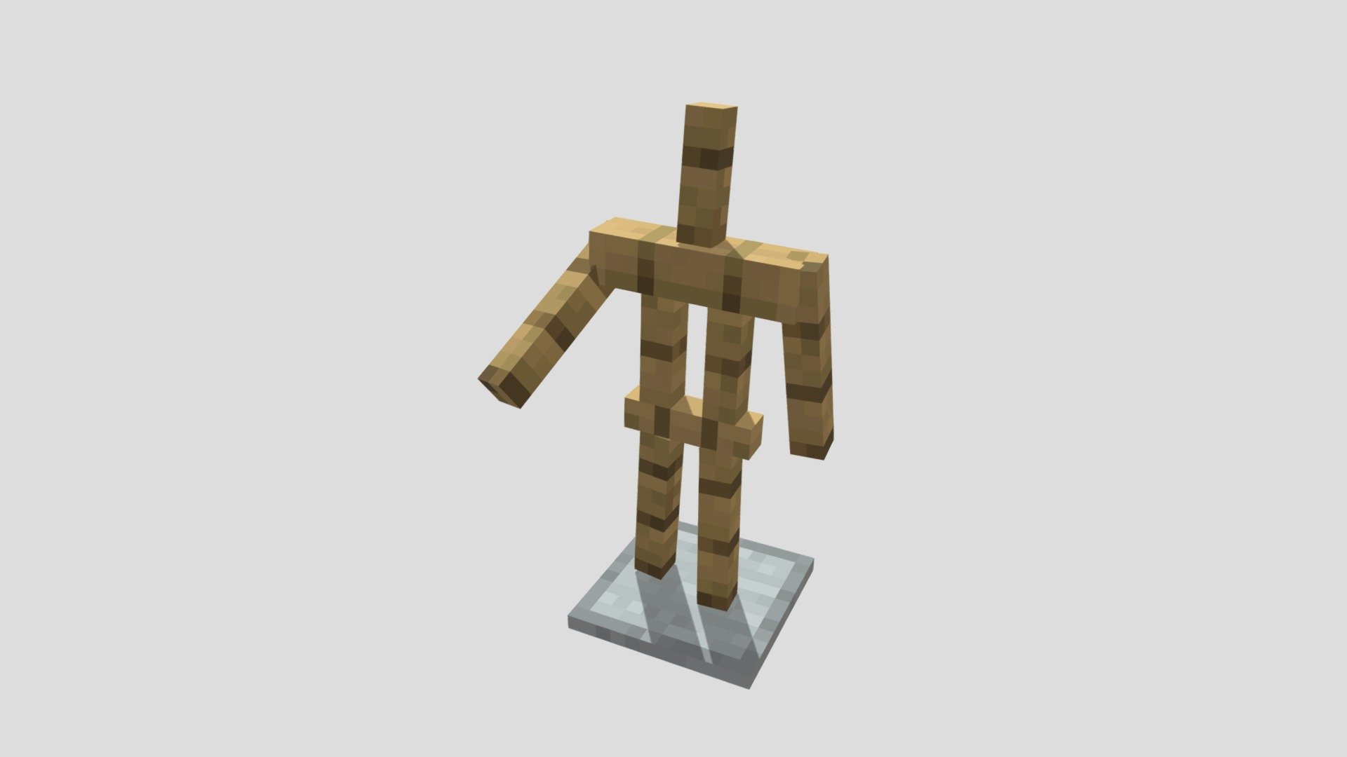 minecraft armour stand Download Free 3D model by JohnElkes [db2e9da