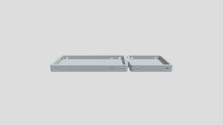 Modular Split Enclosure with Center Interlock – Free 3D Model STL