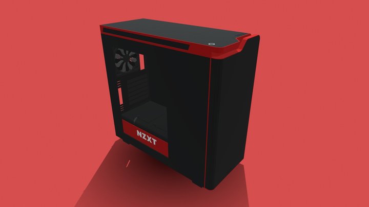 NZXT H440 • Blockbench 3D Model