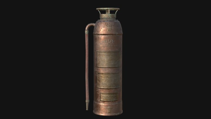 Fire extinguisher inspired by Wolfenstein 3D Model