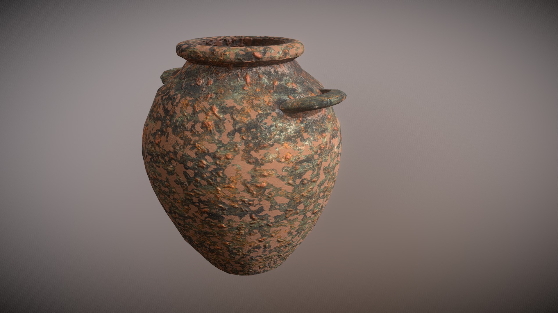 3D model Crock - This is a 3D model of the Crock. The 3D model is about a vase with a handle.