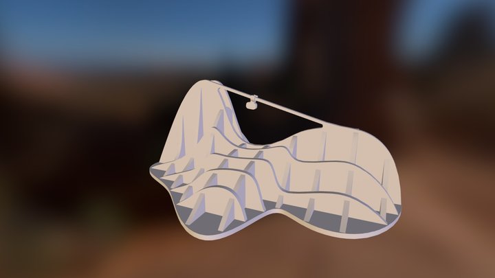 Pão de Açúcar 3D Model