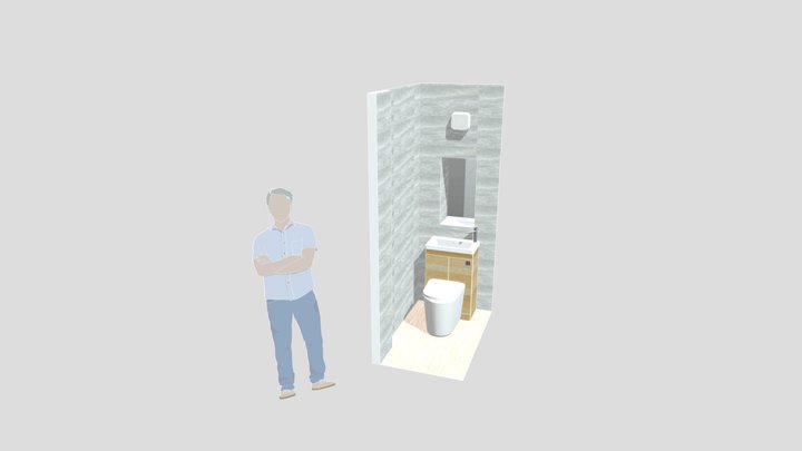 1/F toilet 3D Model
