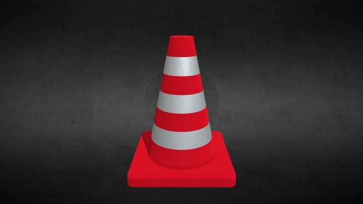 Traffic Cone 3D Model
