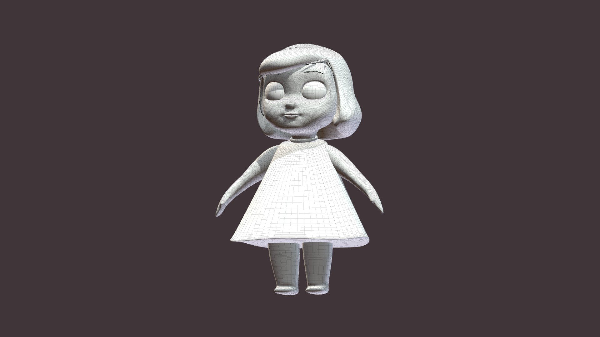 Petite Fille - 3D model by laurelia.torno [db32826] - Sketchfab