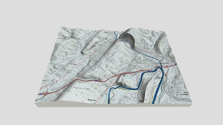 Cumberland, Md 3D Model
