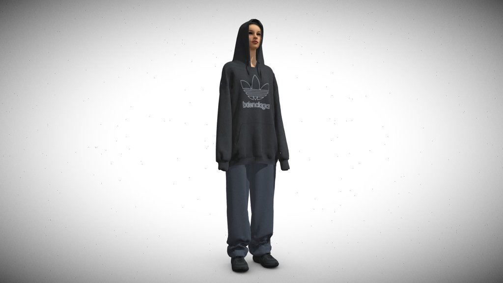 BALENCIAGA / ADIDAS HOODIE