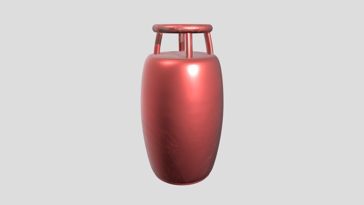 Gas Cylinder 3D Model