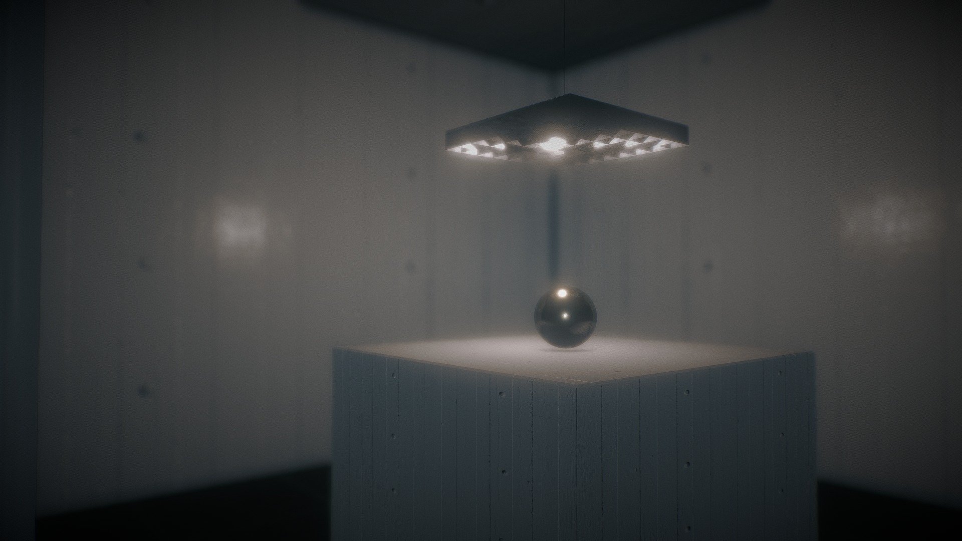 4x4 Lamp Silver