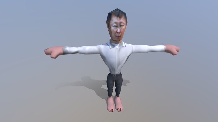 W14_角色UV練習 3D Model