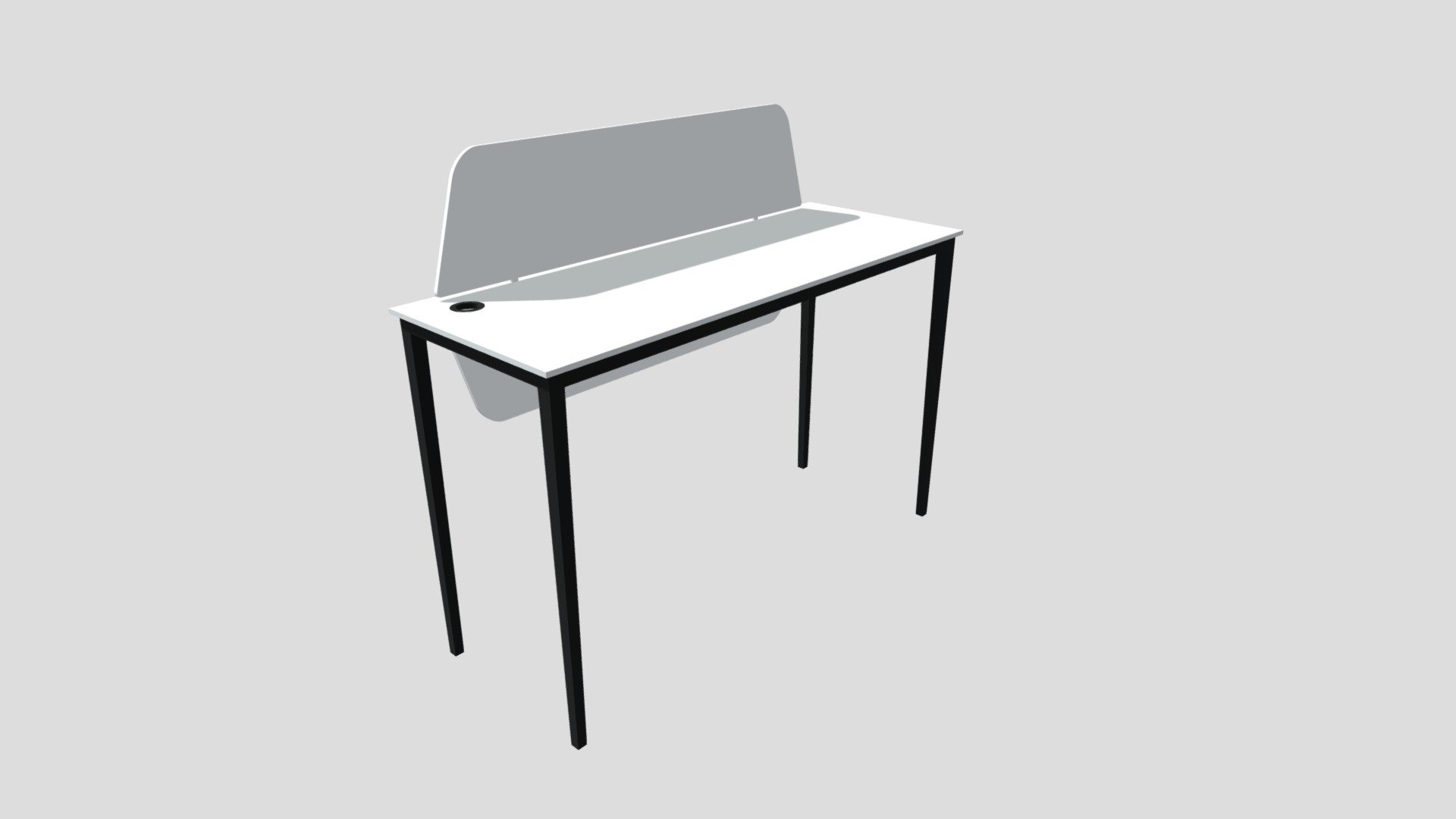 Custom Office Table Download Free 3D model by Sukimoto [db36e0b