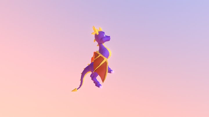 Spyro - Jump 3D Model