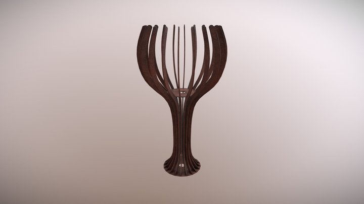Torch Holder - Rusted version 3D Model