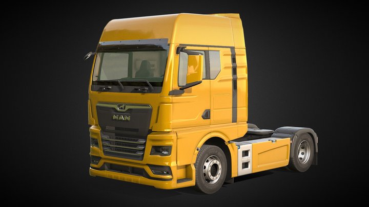 MAN TGX 2021 3D Model