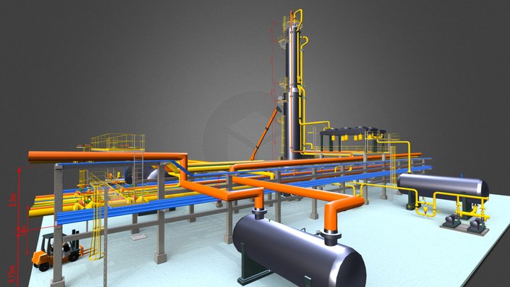 REFINERY 3D Model
