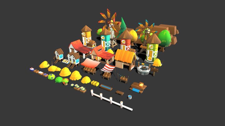 Farm Pack 3D Model
