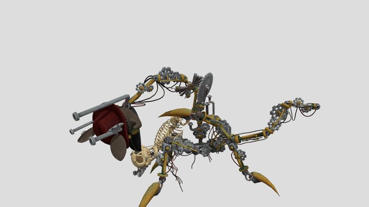 Mechanical Marvel Mangle 3D Model