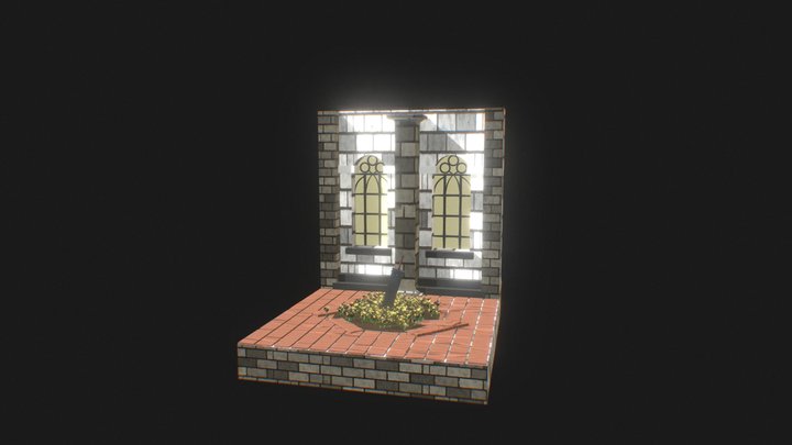 Final Fantasy 7 Diorama 3D Model