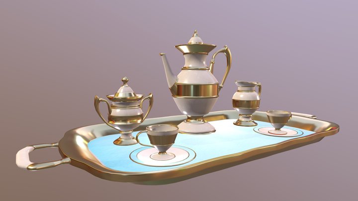 teaset 3D Model