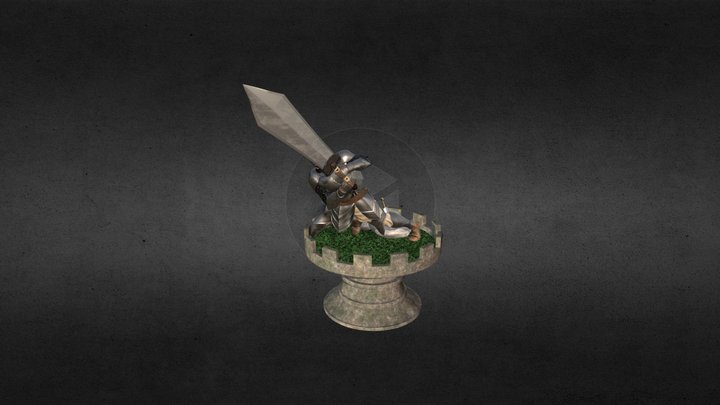 Berserker Knight 3D Model