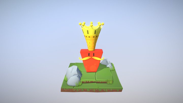 Kube King 3D Model