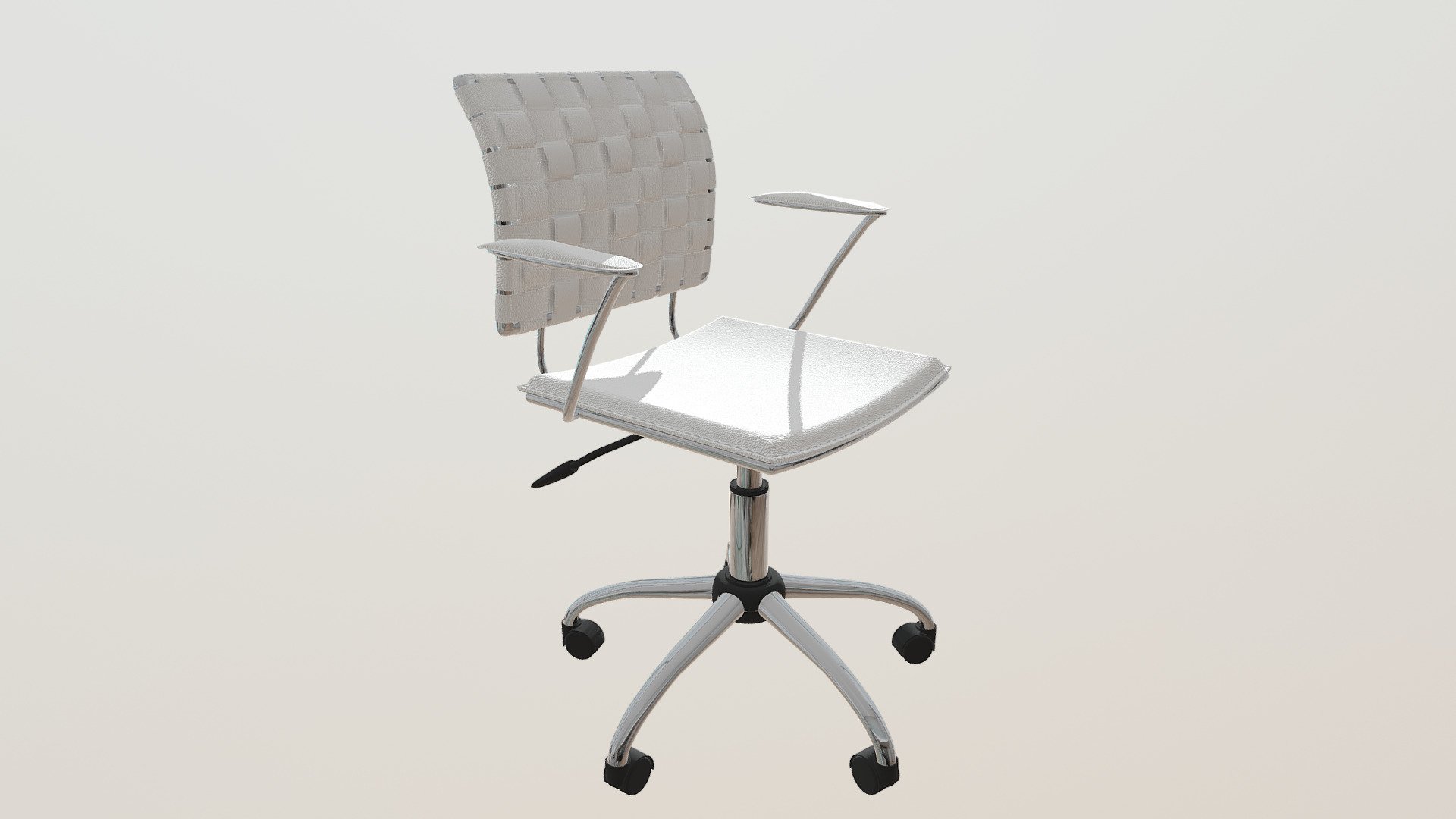 Criss Cross Office Chair White - 205031