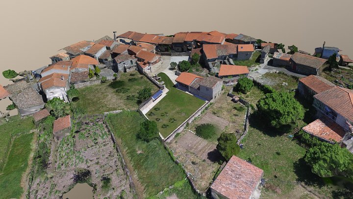 Pueblo gallego 3D Model
