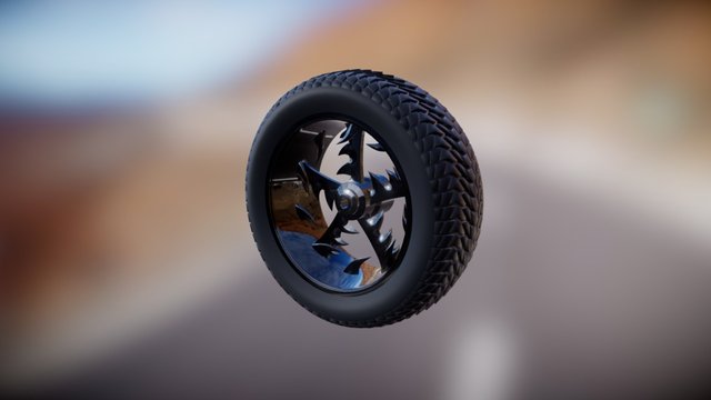 Demon Wheel 3D Model
