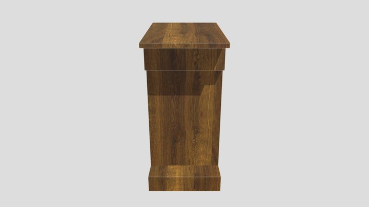 Courtroom Lecturn 1 3D Model