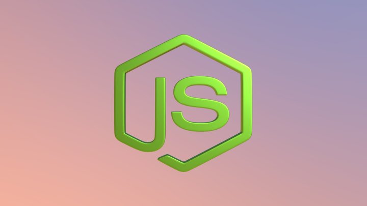 Node.js Logo – 3D Model