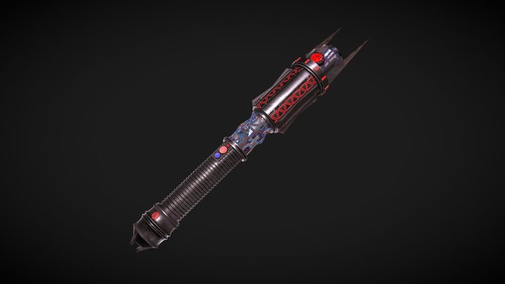 3D Model - Custom Sith Lightsaber 3D Model