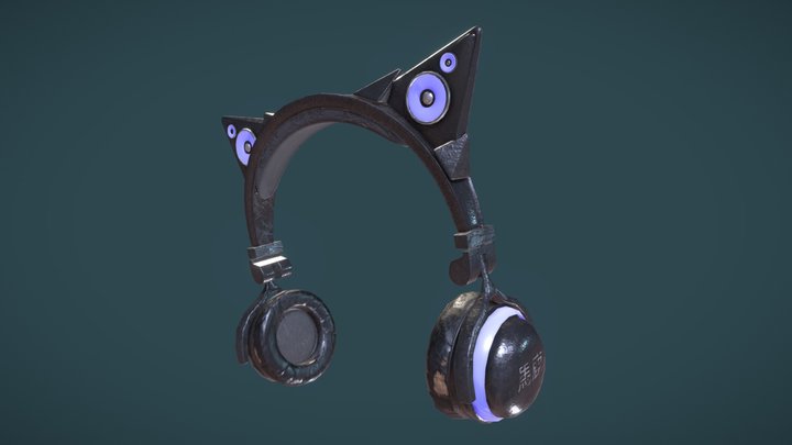 LED  Headset 3D Model