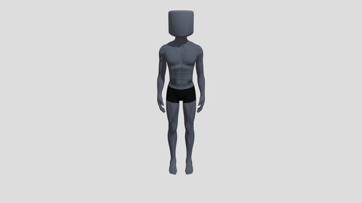 dress to impress man base 3D Model