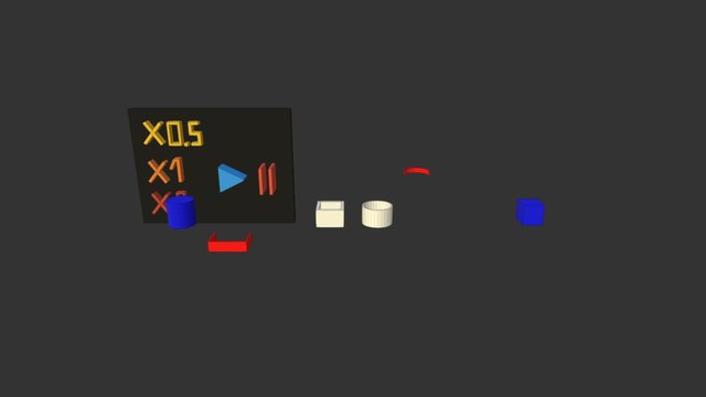 API Play Pause + Speed Control Test 3D Model